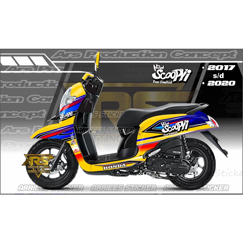 DECAL STICKER NEW SCOOPY STYLISH 2020 FULL BODY. DECAL SCOOPY 2017 . 2018 . 2019 . 2020 FULL BODY
