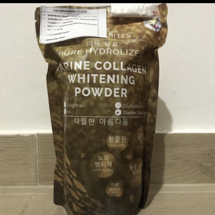 Marine Collagen Glutathione Double Dosis Besar