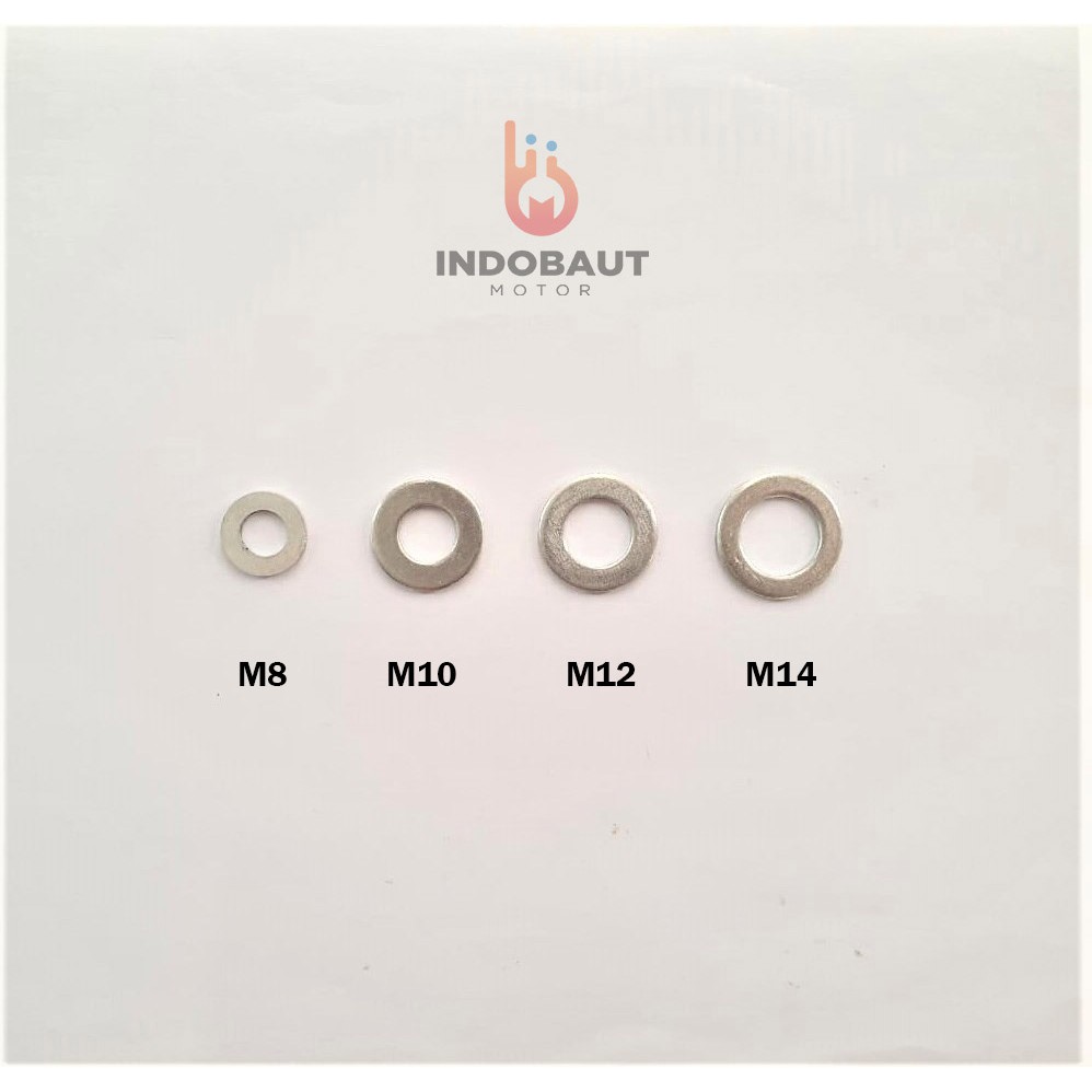 Ring Oli Aluminium M8 M10 M12 M14