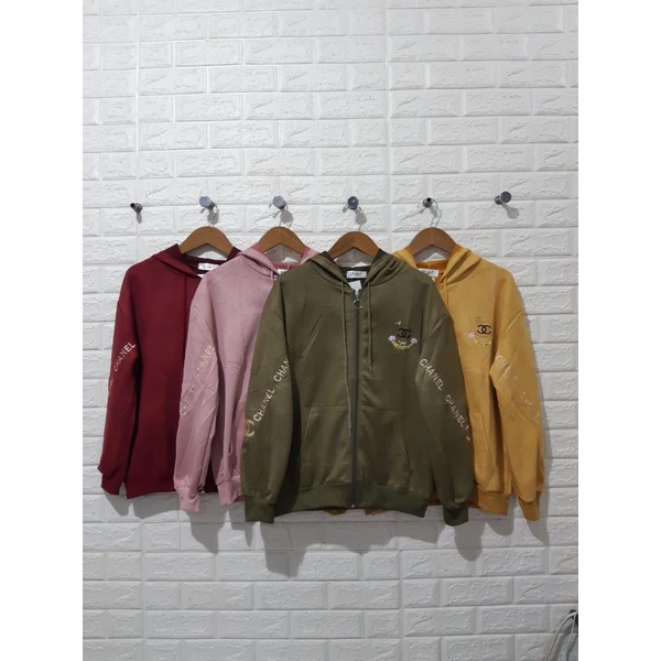 promo fhasion wanita-jaket suede kupluk slimfit premium import/termurah/terbaru