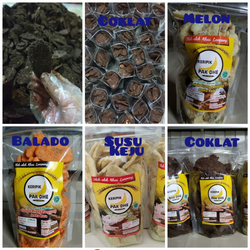 

keripik pisang oven aneka rasa Pakde