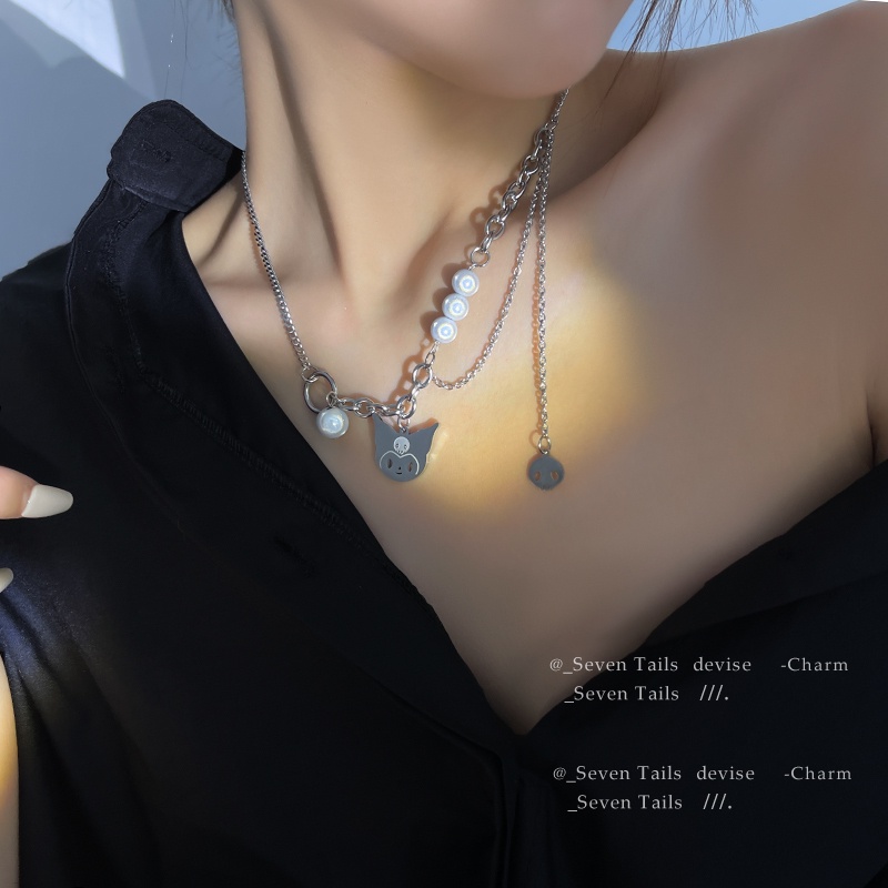 Kalung Mutiara Multilayer Untuk Aksesoris