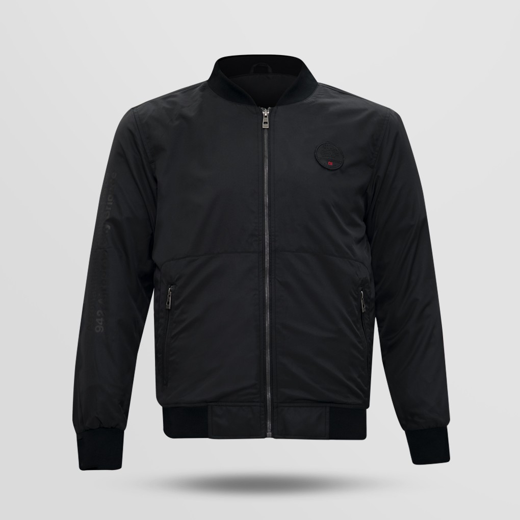 JAKET BOMBER PRIA PARASUT GAZR ORIGINAL (PRS 09 72 BLACK)