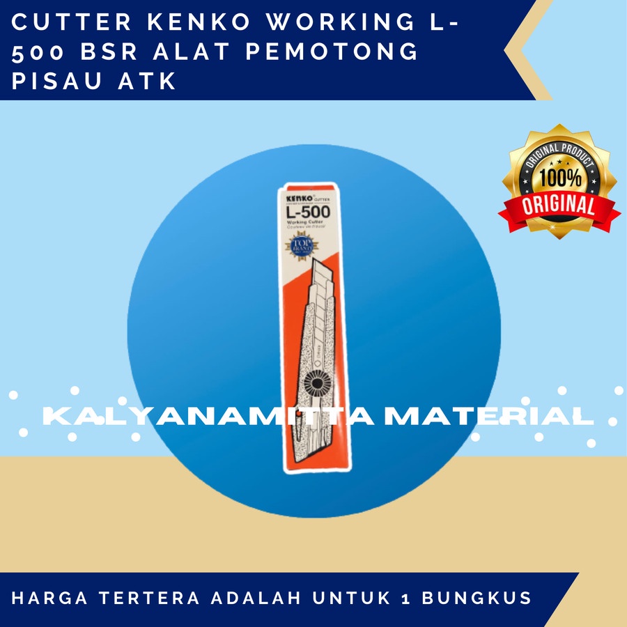 

Cutter KENKO WORKING L-500 BSR ALAT PEMOTONG PISAU ATK