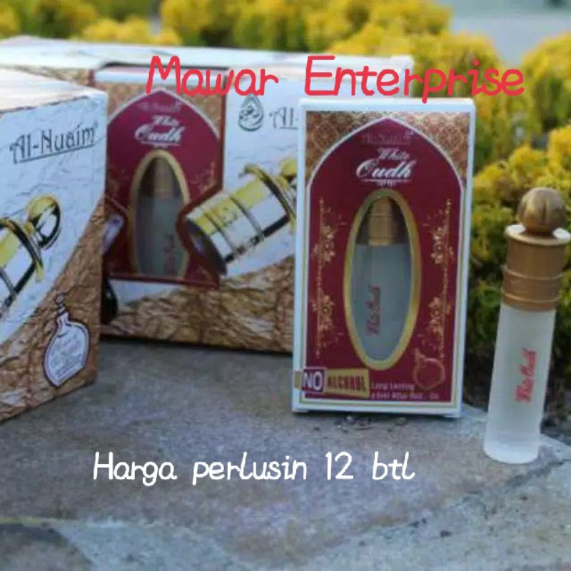 Grosir 12 pcs Parfum White Oudh Oud Al Nuaim Concentrated Oil non alcohol