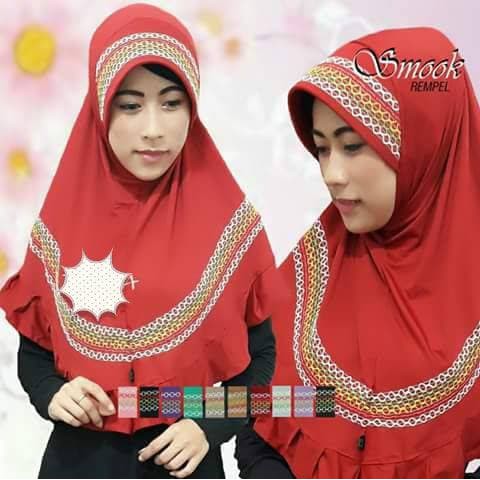 Jilbab Instan Bergo Rempel / HIJAB JERSEY / KHIMAR JERSEY/ KHIMAR DAILY/ BERGO JERSEY SYARI / BORDIR