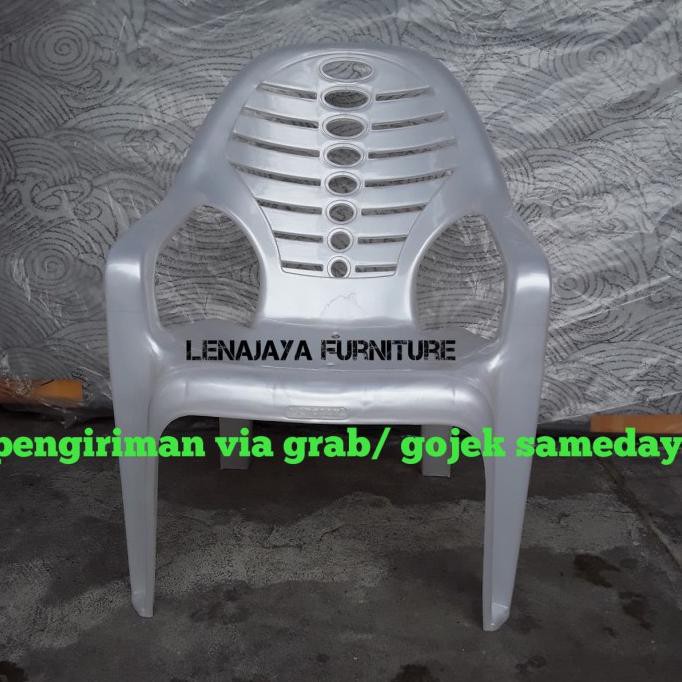 Kursi Plastik Tangan Napolly - Biru Tresshop_