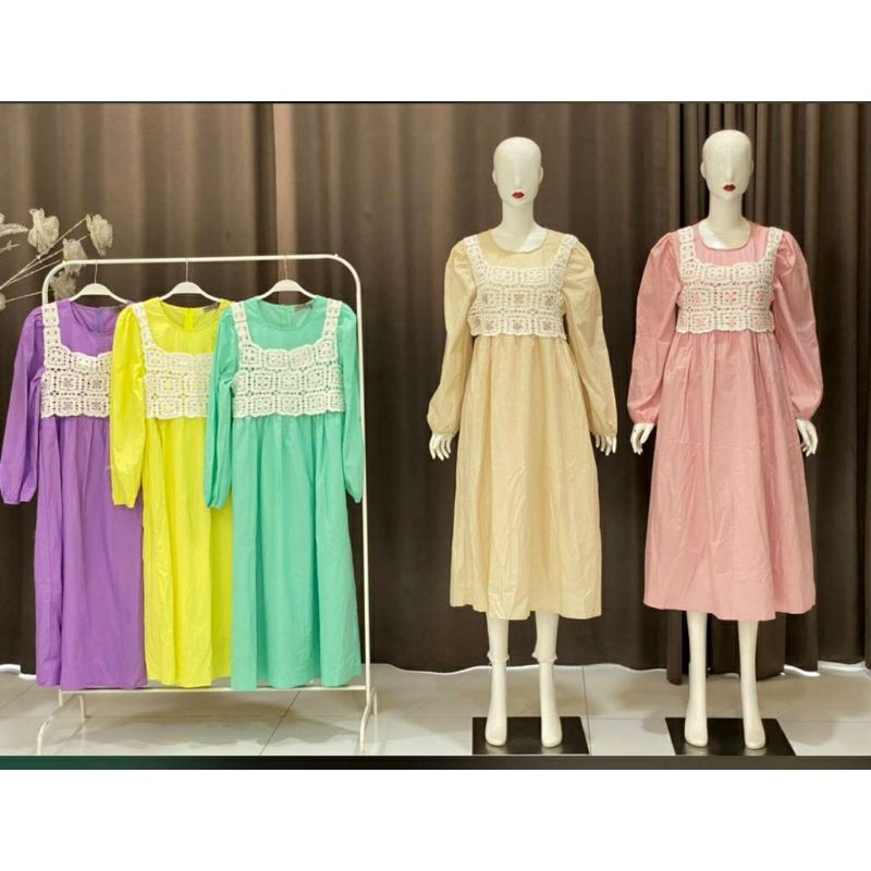 Dress Rompi rajut by Vivorie Original / SALE