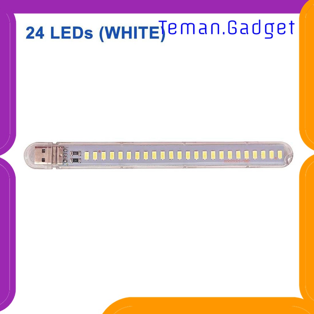 TG-DG039 ZHMZH LAMPU BELAJAR LED STRIP PORTABLE USB 24 LED 12W - SMD573