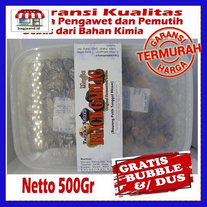 

R6Rey7- Bawang Putih Hitam Tunggal 1/2 Kg -Black Garlic- Bawang Hitam Lanang T8Rjur-