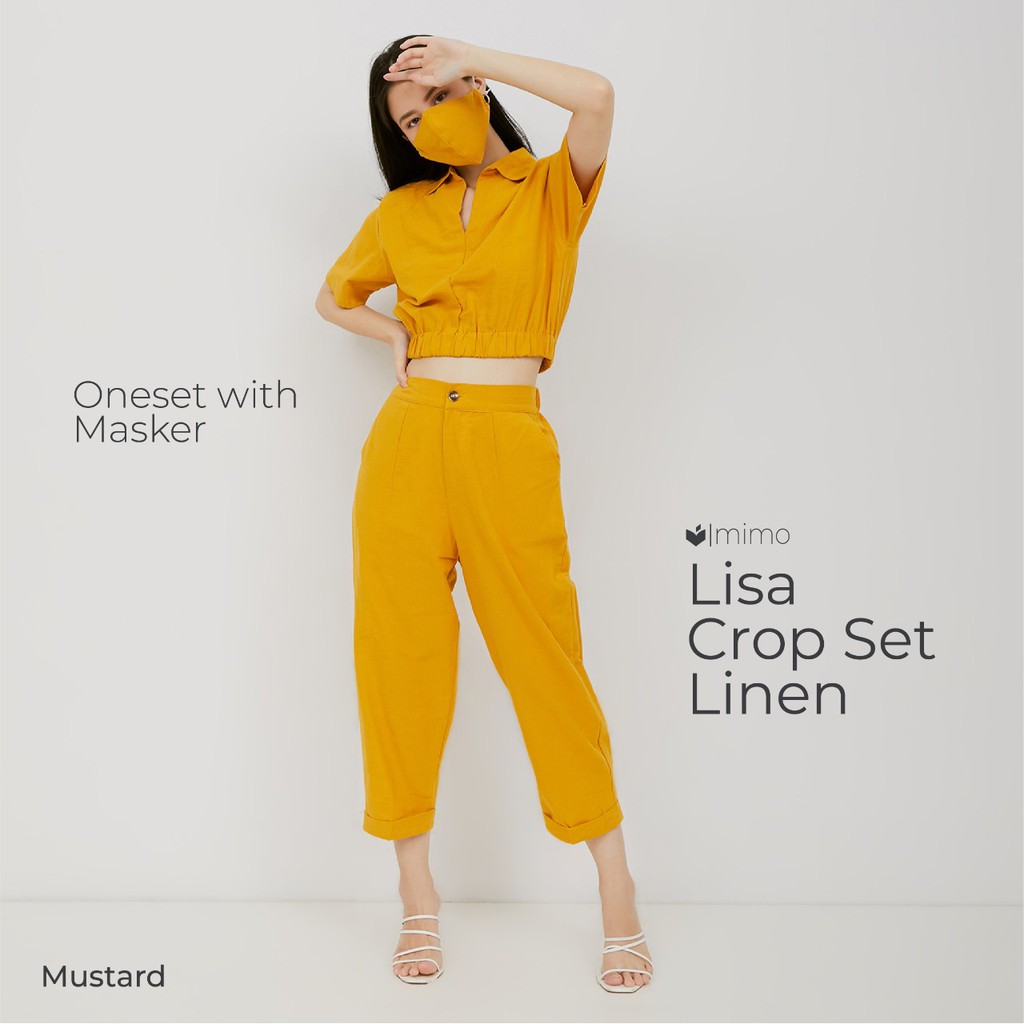 Lisa Crop Set Linen