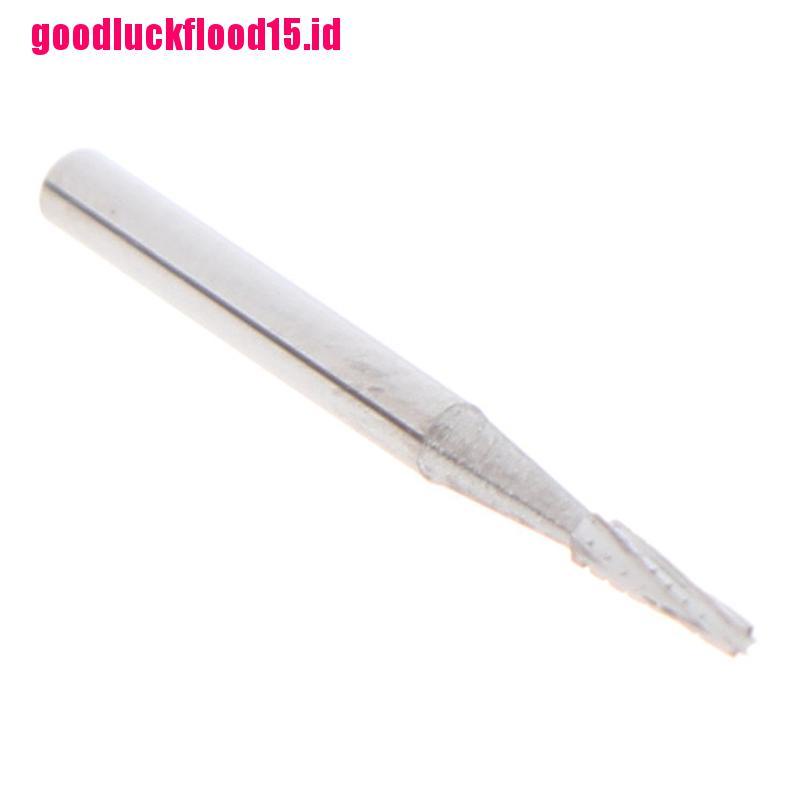 (LUCKID) Mata Bor Tapered Carbide 1mm Untuk Reparasi Kaca Depan Mobil DIY