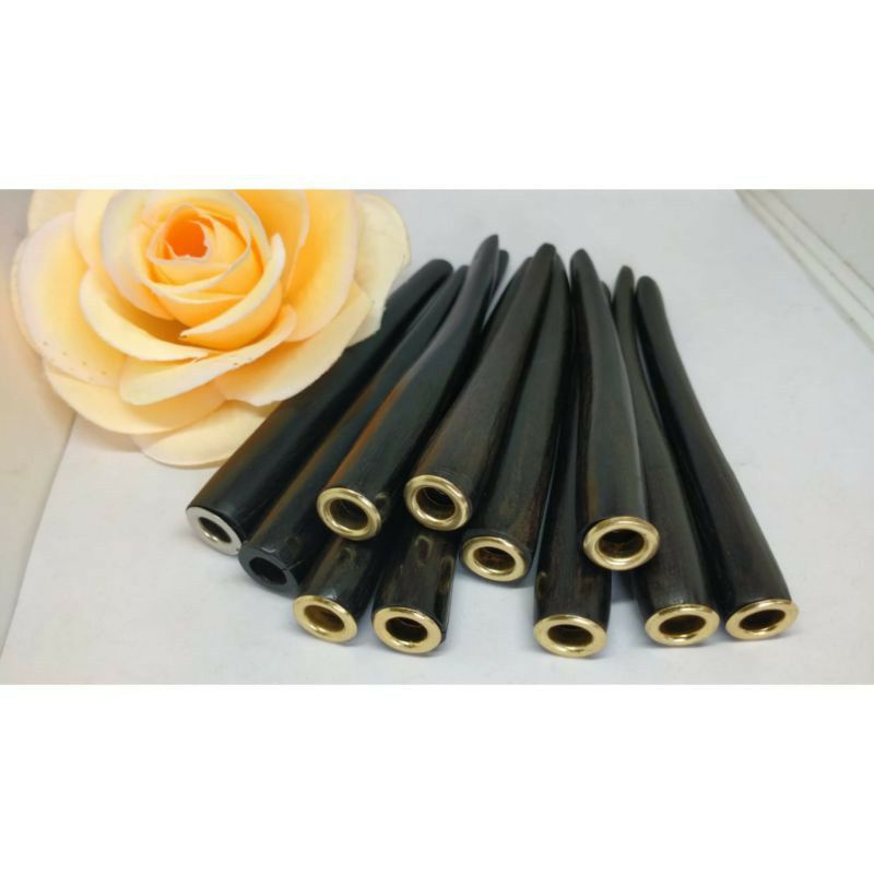 once pipa rokok kayu kelor hitam asli harga termurah