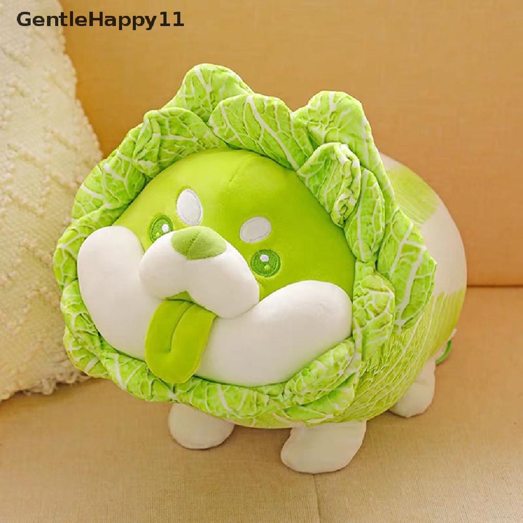 Gentlehappy Kubis Shiba Inu Anjing Lucu Peri Sayur Anime Mainan Mewah Boneka Berbulu