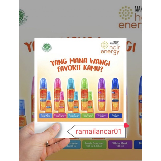 [COD] Makarizo Hair Energy Scentsation [Pilih Variannya]