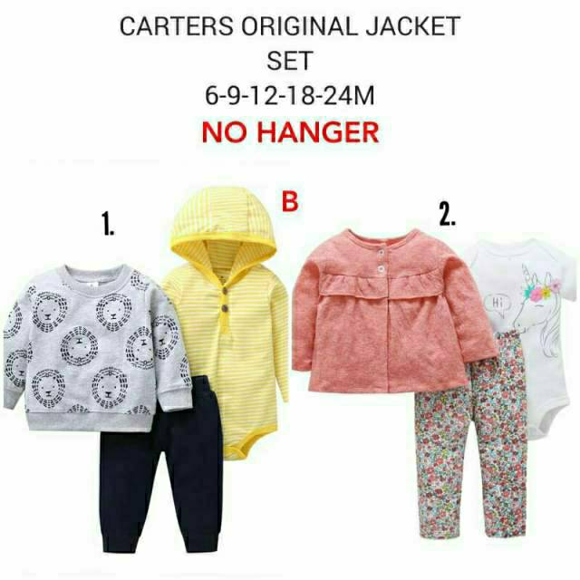 Set jaket bayi/ set jaket jumper bayi/set baju bayi/ jumper jaket bayi