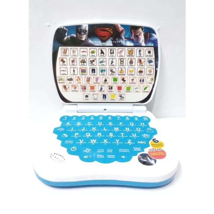 Batman Superman Laptop Mainan Edukatif Anak LakiLaki