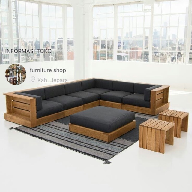 Kursi sofa tamu  korean style
