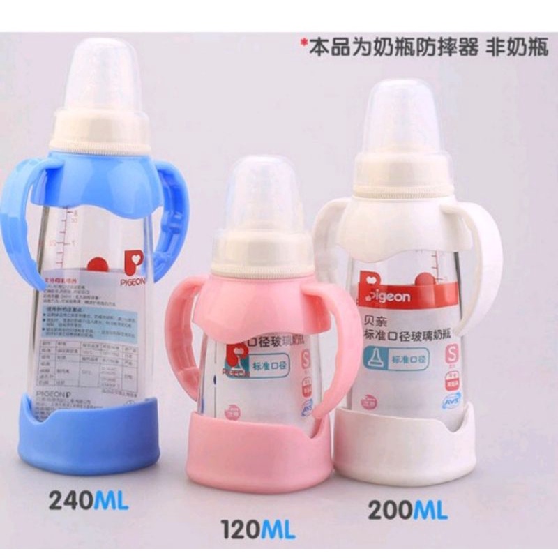 Pegangan anti jatuh (gagang+tatakan) untuk botol tipe standar/ slim neck