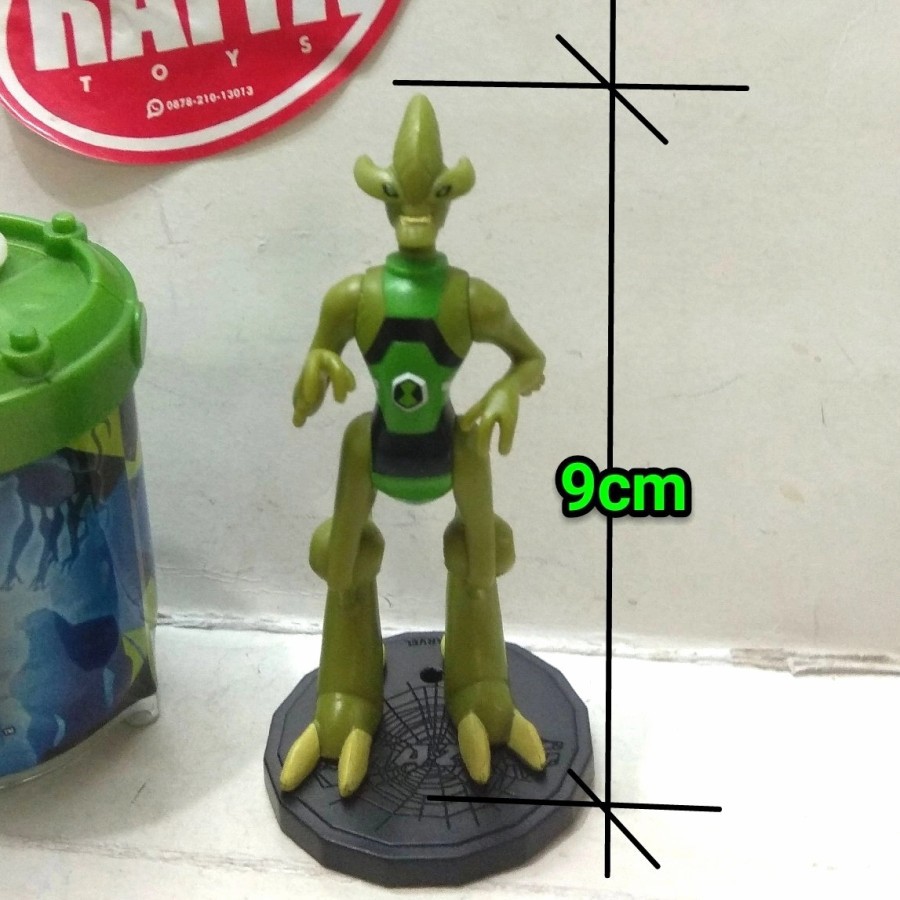 BEN 10 OMNIVERSE CRASHHOPPER ACTION FIGURE BEN10 ALIEN LUS ORI BANDAI bukan jam Omnitrix