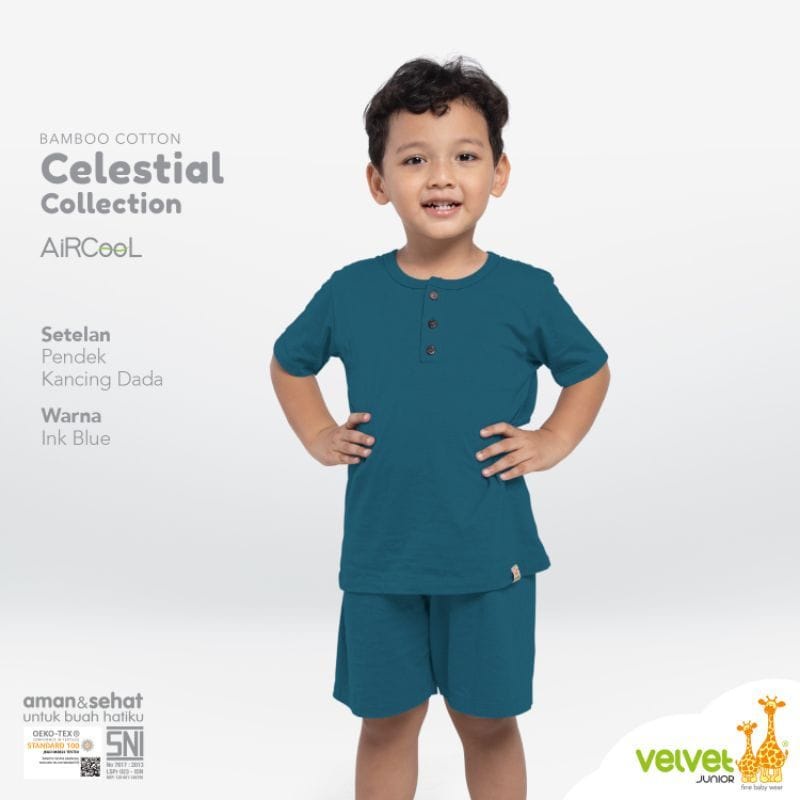 Velvet Junior Celestial 1 pcs setelan pendek