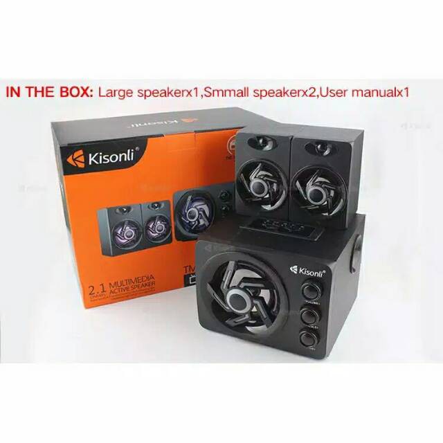 SPEAKER KISONLI TM8000A USB Kisonli TM-8000A - Subwoofer - Wireless Bluetooth - BTSpeaker