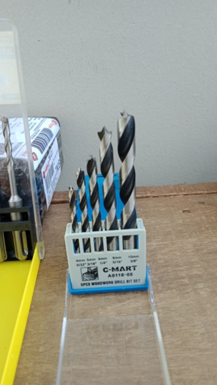 Cmart Mata Bor Kayu Set 5 Pcs Wood Drill Bit Bosch