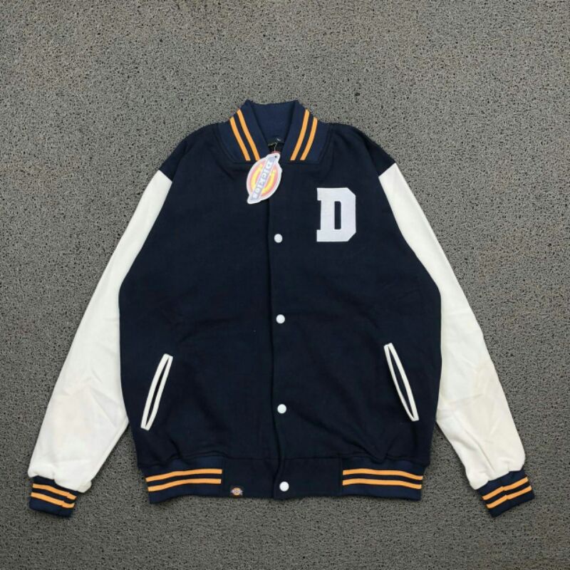 JAKET VARSITY DICKIES BAHAN COTTON FULL TAG PREMIUM