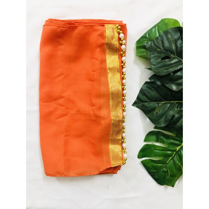 SELENDANG CHIFFON JODHA-Orange