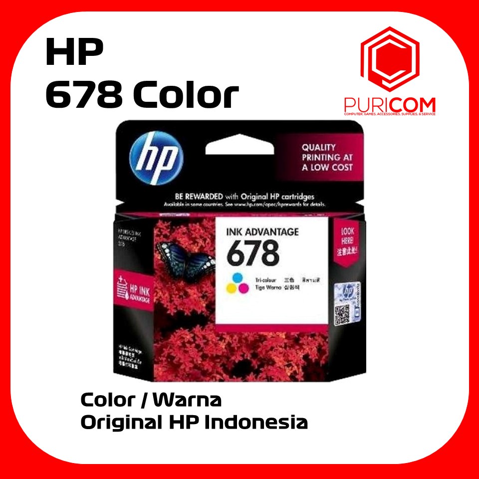 HP 678 Color, CL, Warna