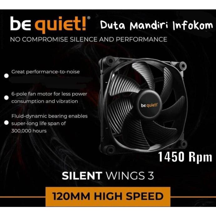 Be Quiet Silent Wings 3 - 120Mm Pwm High Speed
