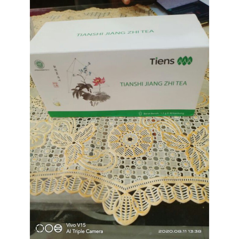 Jual Teh Pelangsing Jiang Zhi Tea Tiens (1 Box isi 40 Sachet) | Shopee