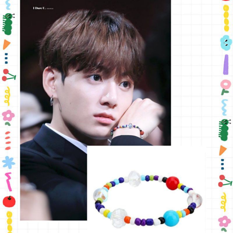 BTS Jungkook Bracelet (Gelang BTS JK, Gelang K-Pop)