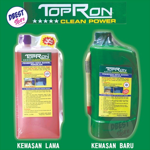 Topron Clean Power Pembersih Ubin Keramik Pembersih Kerak Kamar Mandi - 1 Liter