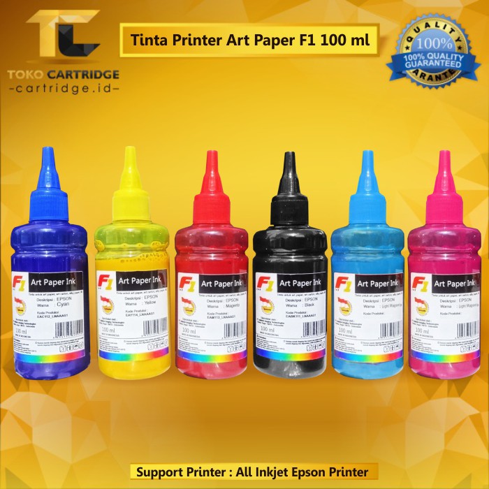 Tinta art paper F1 Original artpaper Art cartn printer Epson L121 L100 L110 L120 L200 L210 L220 L300 L310 L350 L355 664 T6641 T6642 T6443