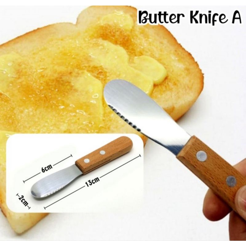 spatula oles  butter selai roti multifungsi