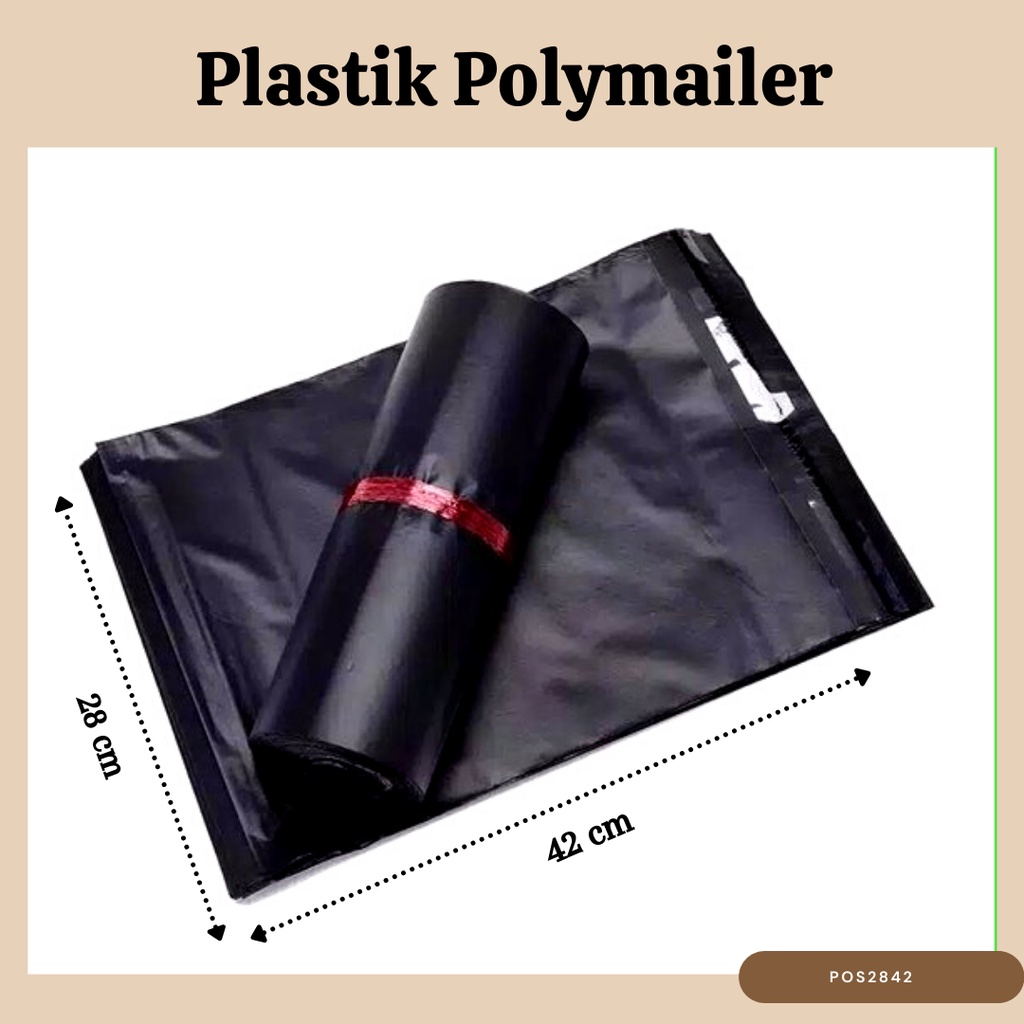 (Ecer) Plastik Packing Online Shop Hitam KD1-5