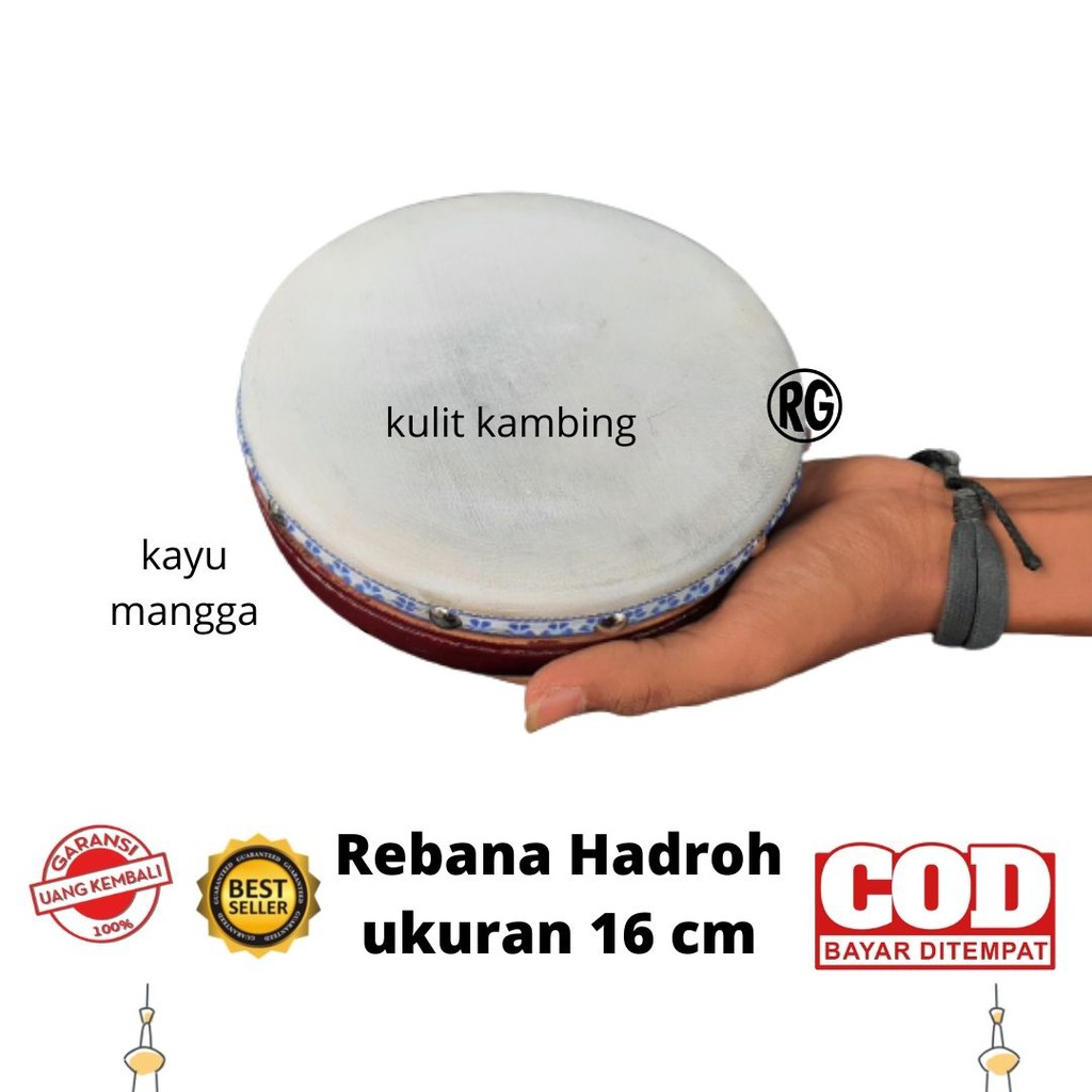 rebana hadroh anak uk 16 cm rebana kompang gendang anak rebana khosidah rebana jepara