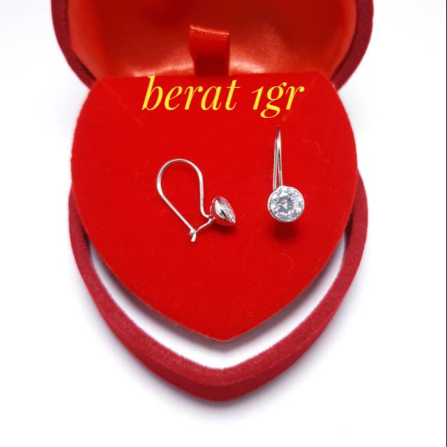 Anting Wanita Perak 925 Anting Dewasa Silver Asli Sterling Silver / AT60-1