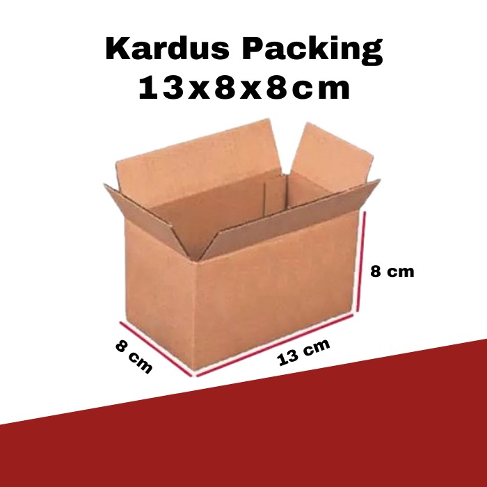 

TERMURAH Kardus Packing Ukuran Panjang 13 cm Lebar 8 cm Tinggi 8 cm