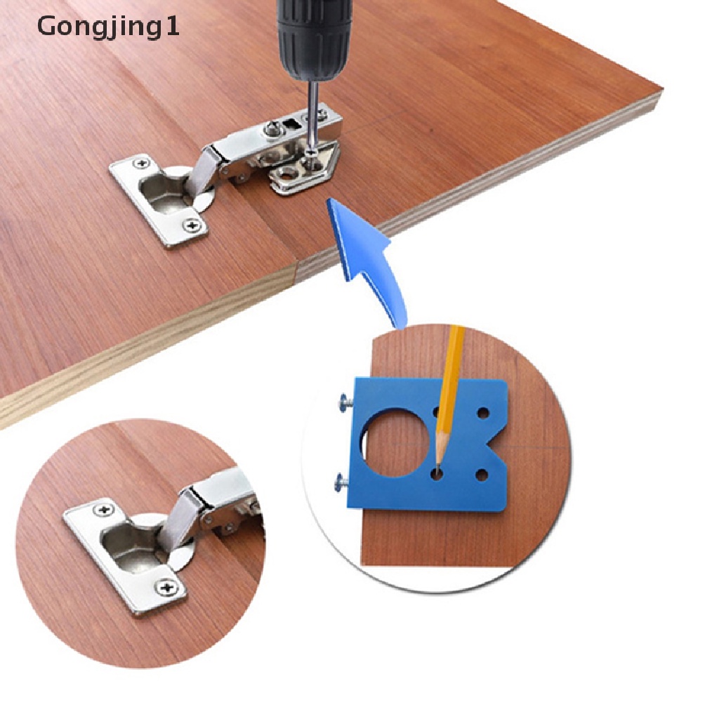 Gongjing1 Alat Bantu Pembuat Lubang Engsel 35mm Untuk Tukang Kayu