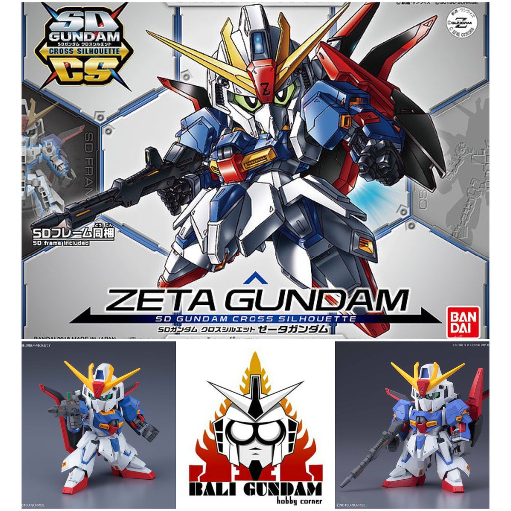 SD CROSS SILHOUETTE MSZ-006 ZETA GUNDAM Bali Gundam Hobby Corner Bandai Original