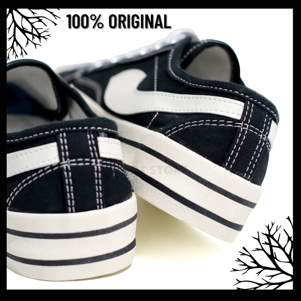 100% Original Sepatu Lokal Casual Black White Low | Not Compass Retrograde Bw Lo