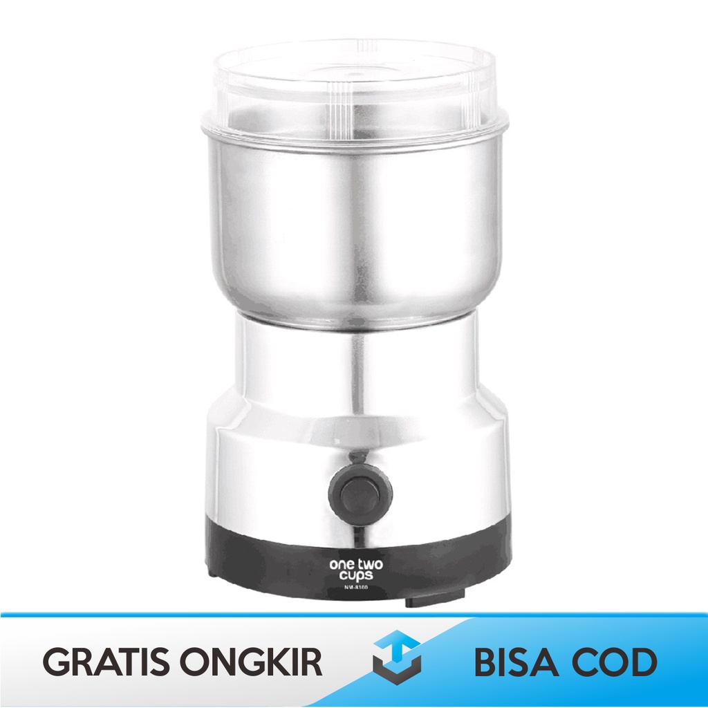 MESIN GRINDER KOPI ELEKTRIK MINI ONETWOCUPS NM-8300 ORIGINAL ALAT GILINGAN KOPI LISTRIK 150W