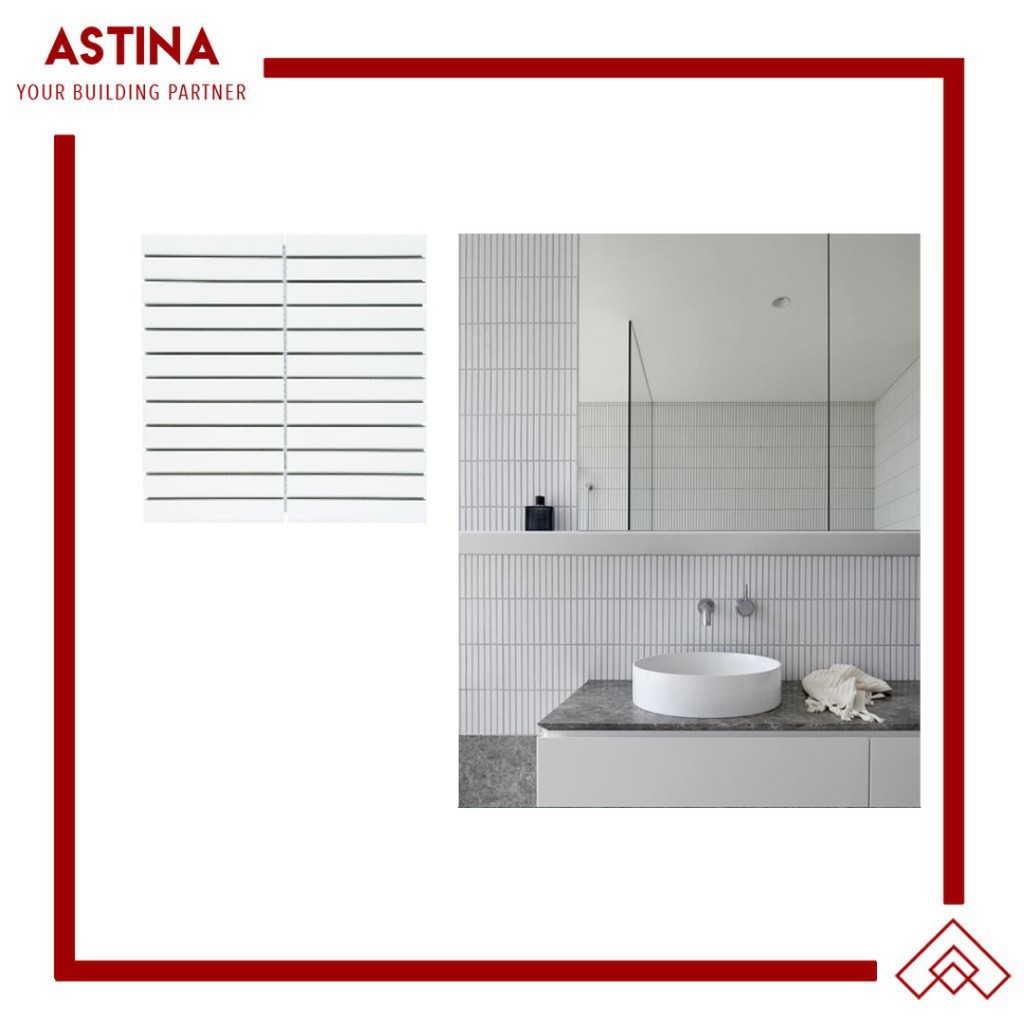 Mosaic Tiles Dekorasi Keramik Plaza 30x29,6 (22x145 mm)