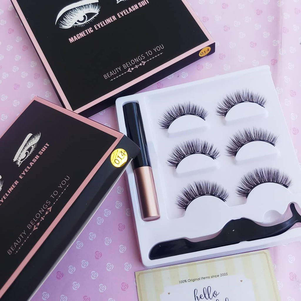 Magnetic Eyelash Eyeliner Eyelash Suit Beauty Belongs To You Bulumata Magnet Shopee Indonesia