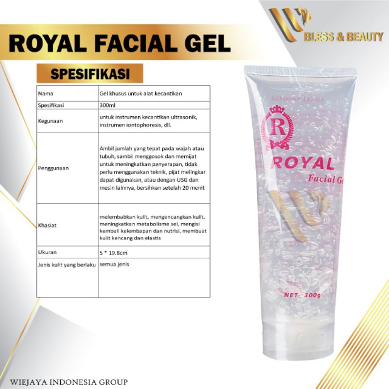 Gel Royal White Facial Hifu IPL RF Whitening Pemutih Kulit Lifting Tightening