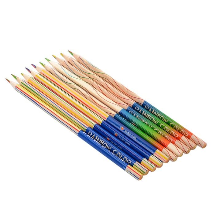 Rainbow Color Pencil 4 in 1