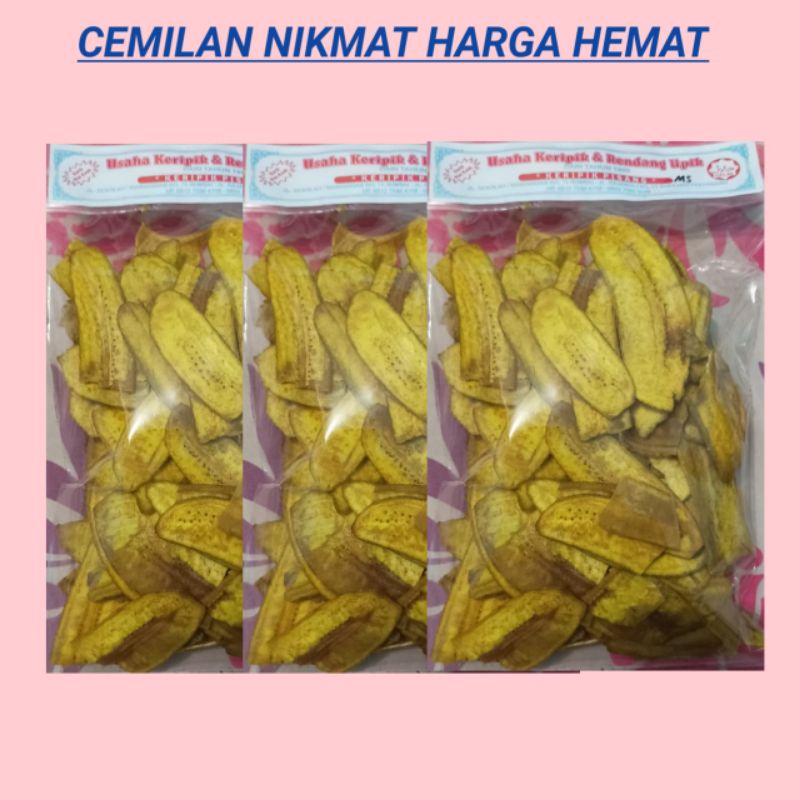 

Snack cemilan Keripik Pisang Uk 200gr