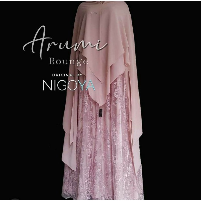 New - Nigoya Set Gamis Syari dan Khimar Dress Muslim